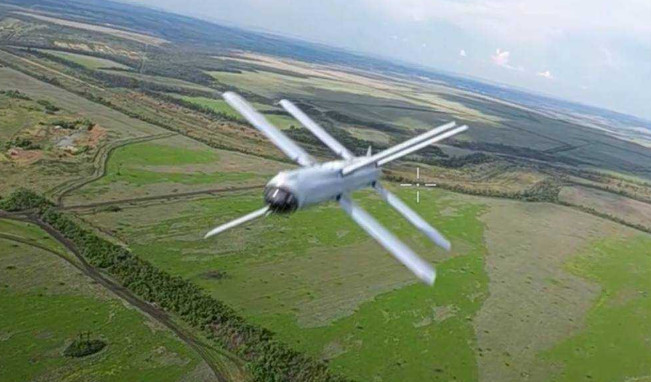 An FPV drone operator of the SIGNUM unit intercepted an enemy Lancet drone