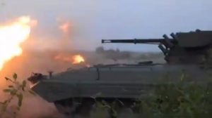 57th Brigade was equipped with BMP-2 with “Parus” RWS