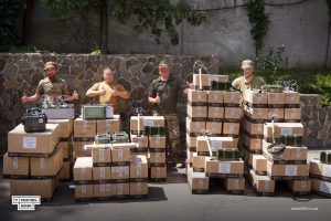 Donors Provide UAH 30 Million Worth of Equipment to 22nd Mechanized Brigade