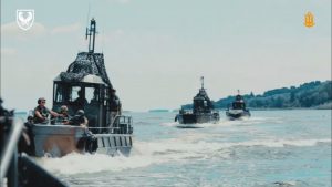 Exercises of the River Flotilla of the Ukrainian Navy took place on the Dnipro River