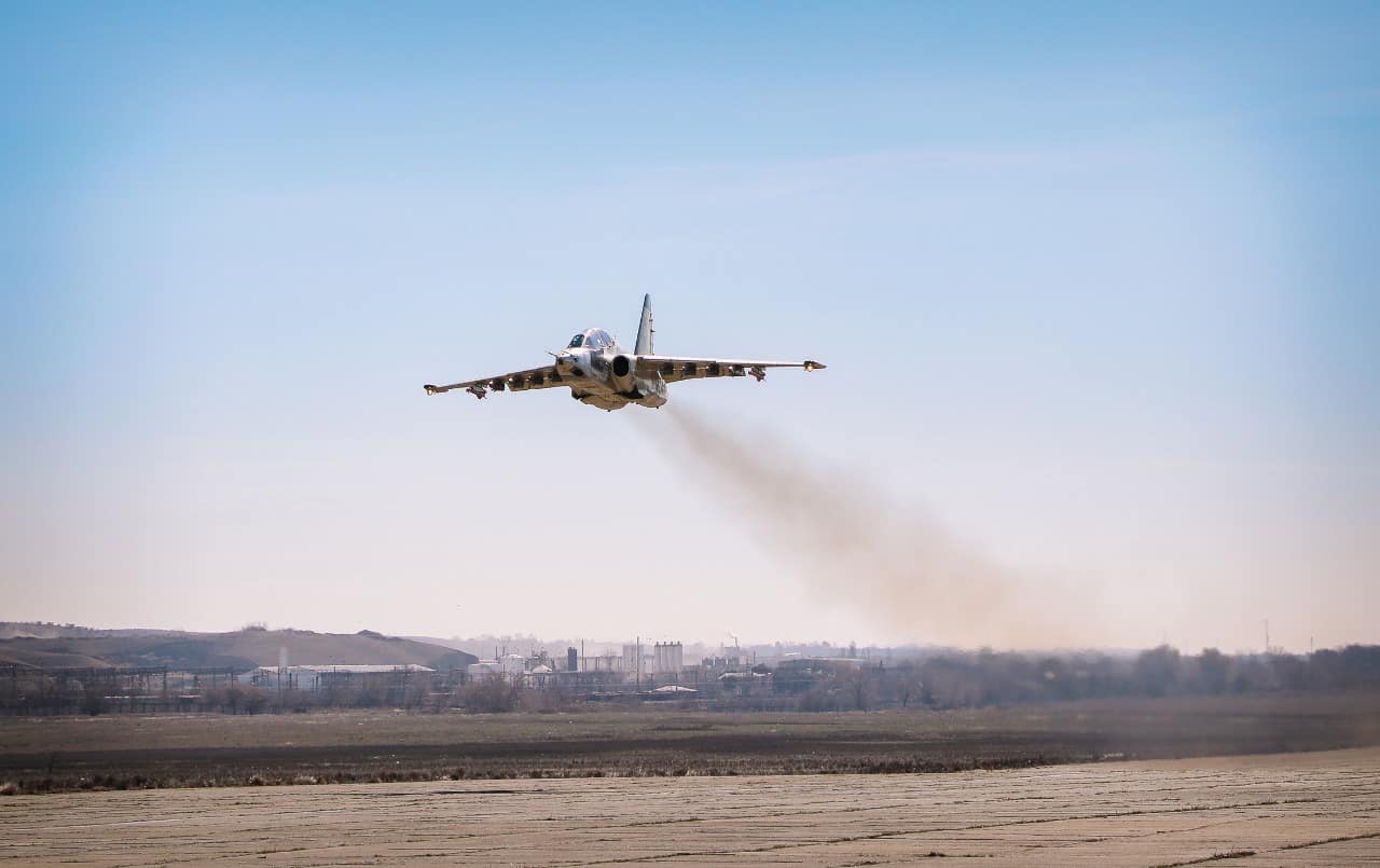 Su-25 attack aircraft crashes in Georgia