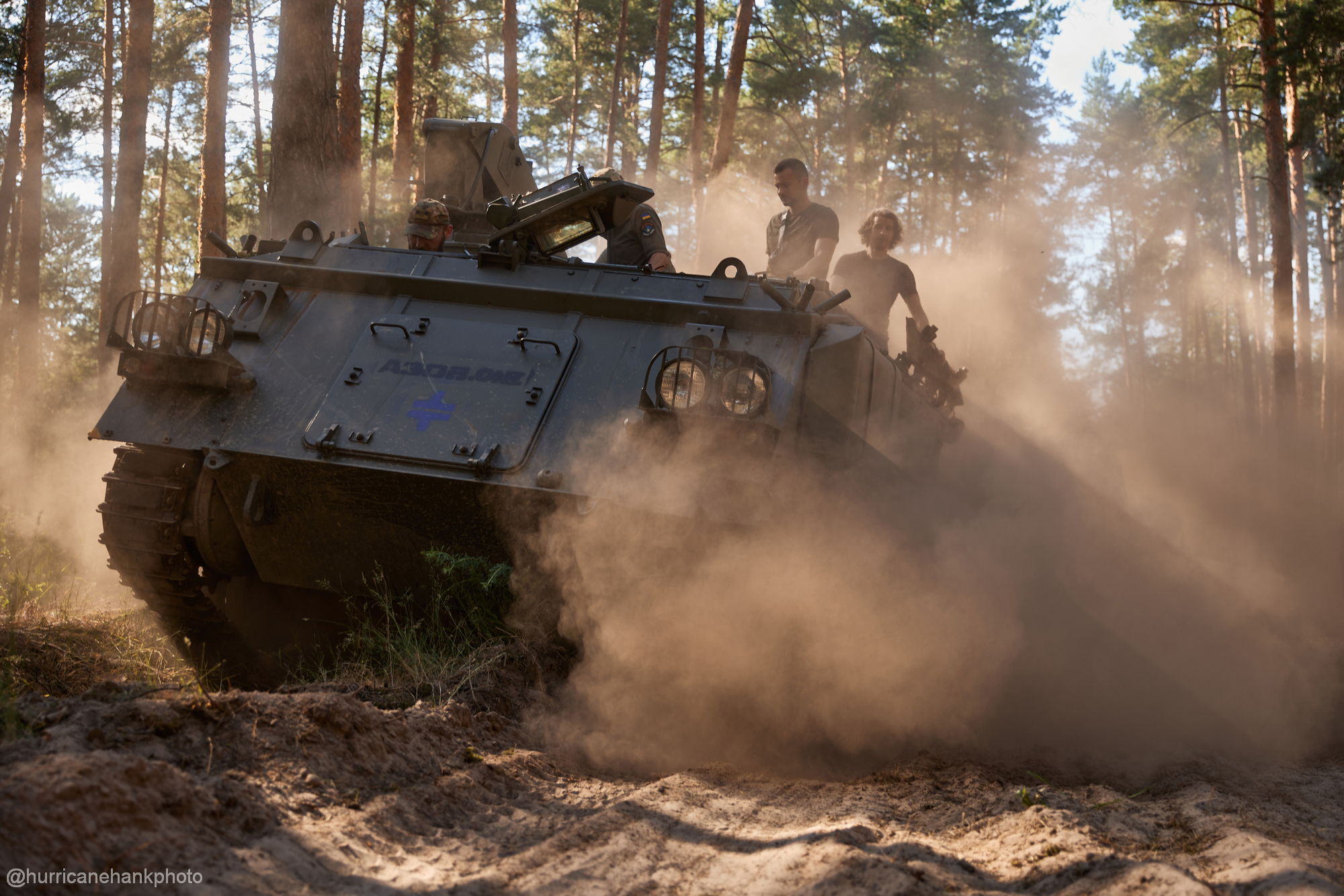 Azov Brigade armed with FV432 armored personnel carriers