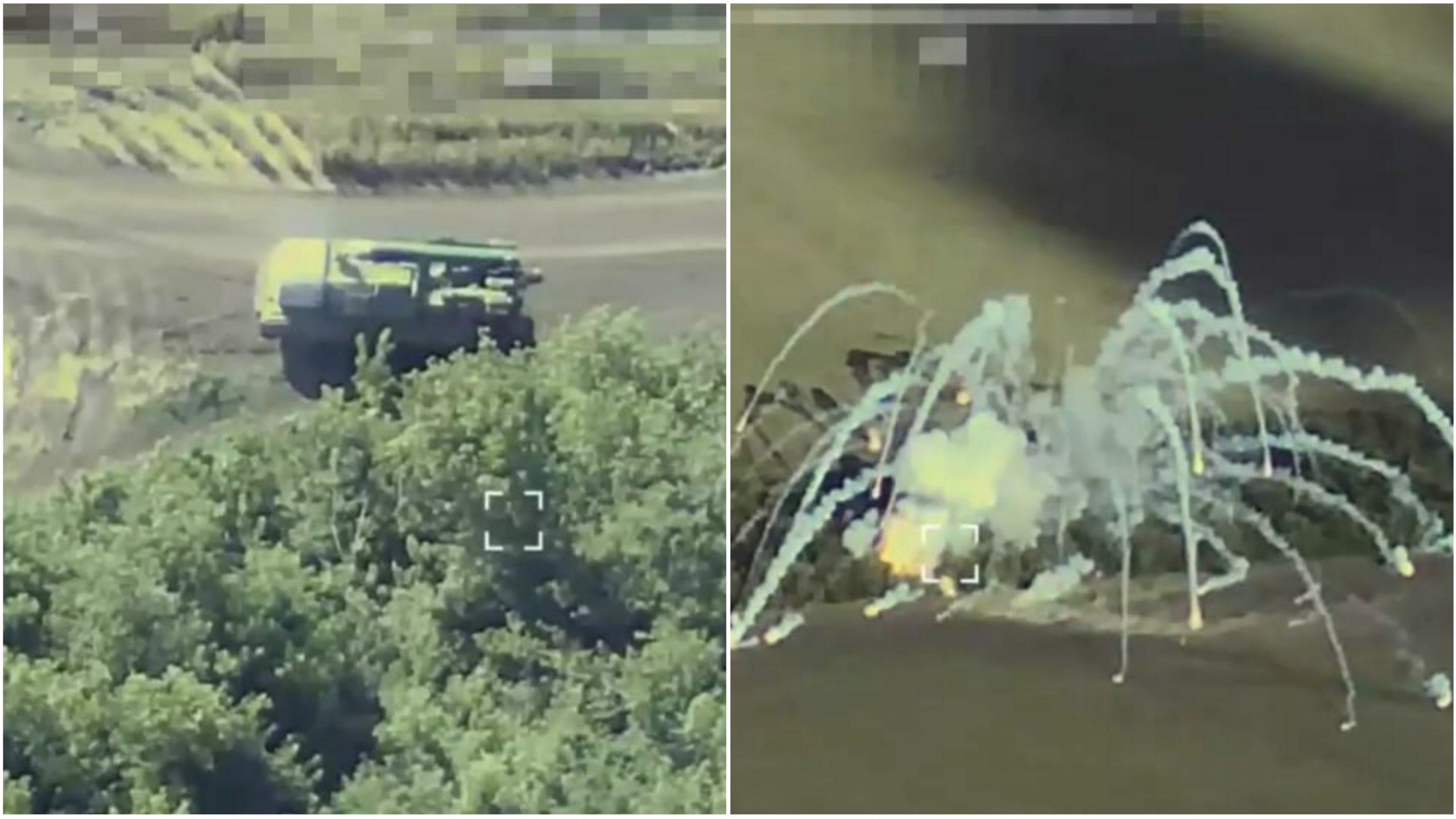 Ukrainian troops destroyed the Russian Buk-M1 rocket launcher