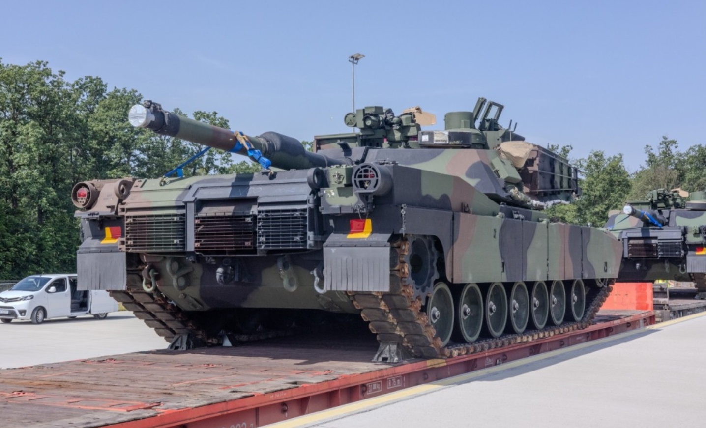 The United States has delivered the first M1A2 Abrams to its logistics site in Poland