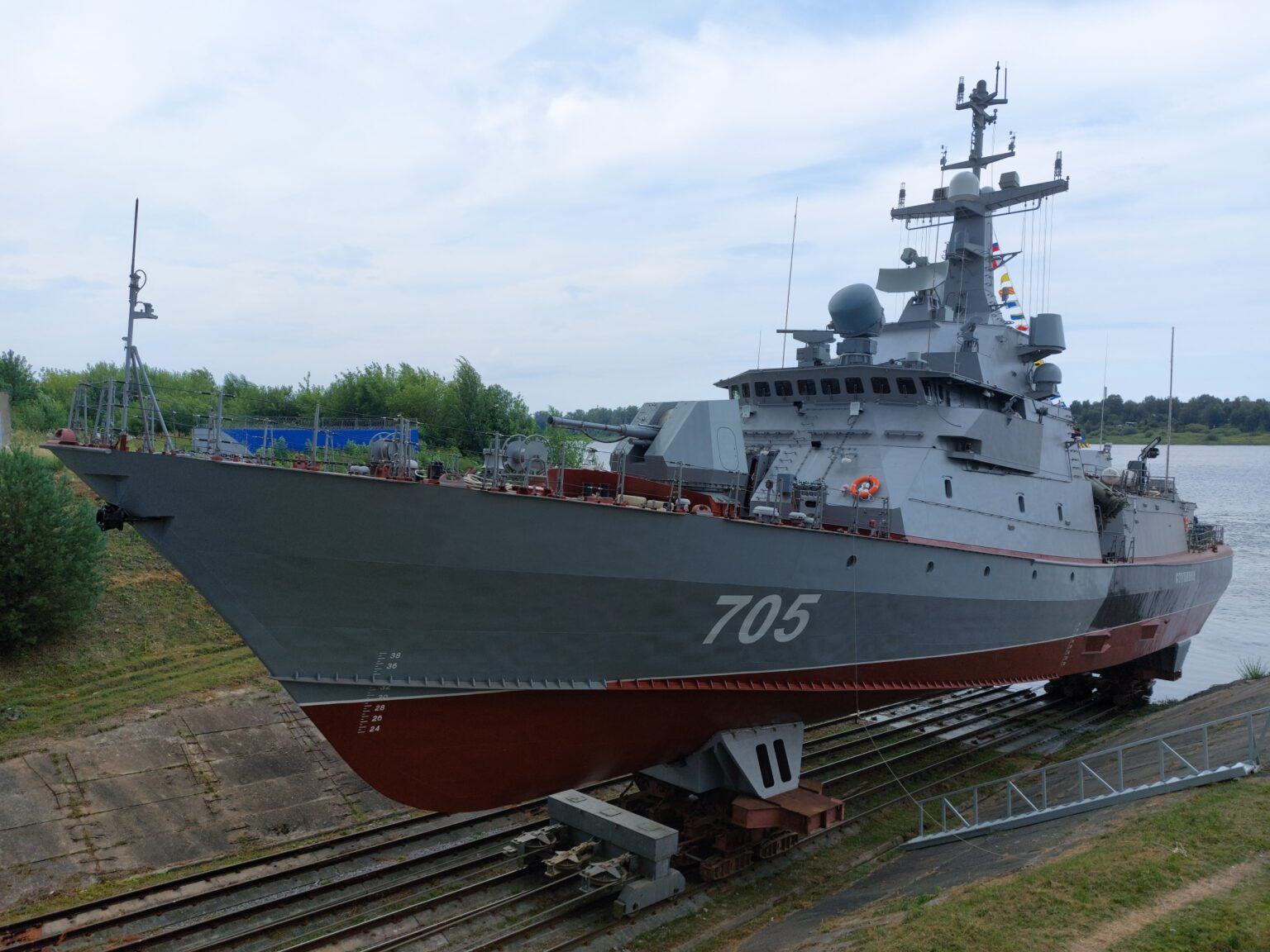 Russia Launches New ‘Stupinets’ Corvette