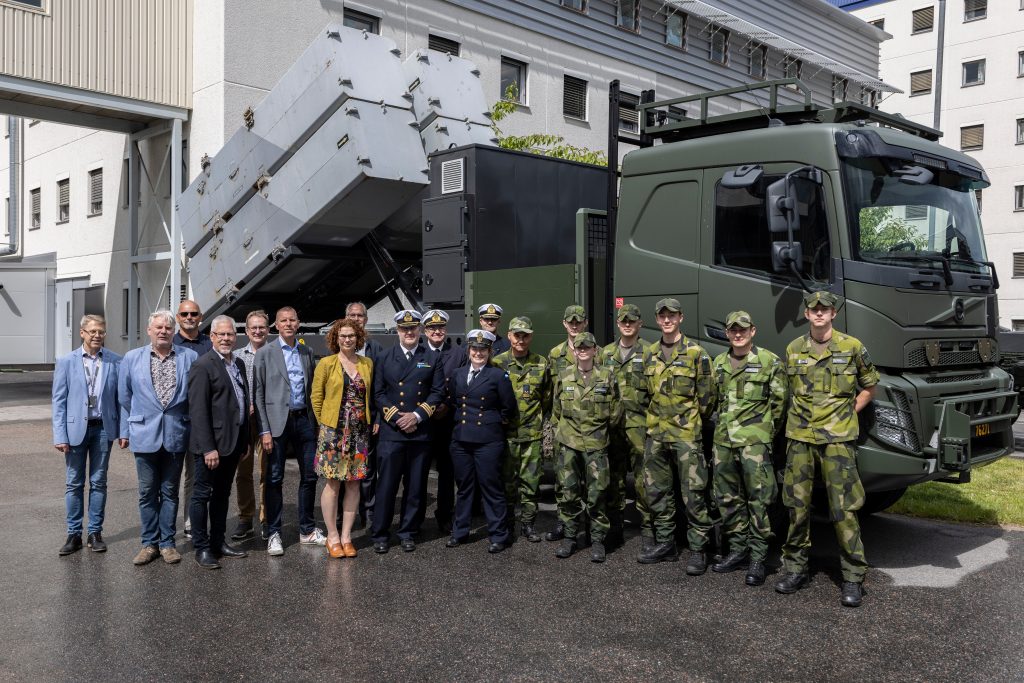 Шведські берегові протикорабельні комплекси озброєні ракетами RBS-15 Mk2. Фото FMV
