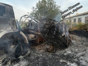 Біля Нової Каховки ударні БПЛА знищили станцію тропосферного зв’язку РФ