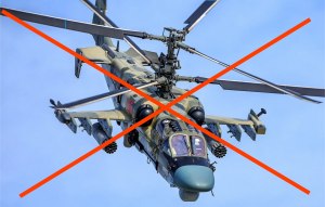 Russians lost a Ka-52 attack helicopter with crew in the Kursk region