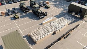 Poroshenko transferred 1800 FPV drones, excavators, and ATVs to the military