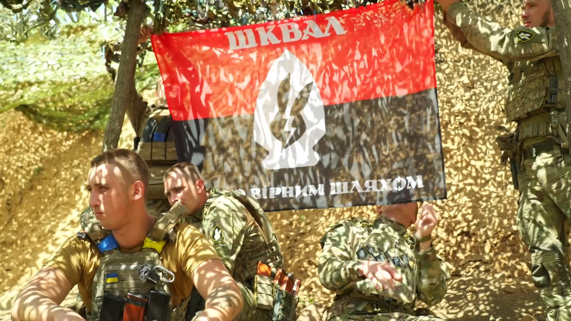 Підрозділ «Шквал» 5-ї окремої штурмової бригади, який сформований з колишніх ув’язнених. Серпень 2024. Україна. Кадр з відео видання «Громадське»