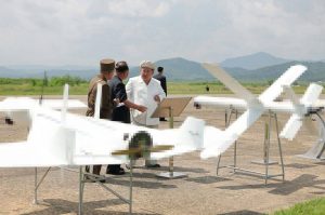 North Korea presented its own kamikaze drones for the first time