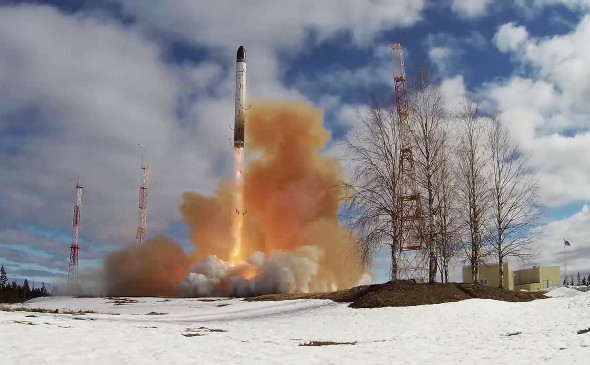 Russia has failed a test of the RS-28 Sarmat ballistic missile