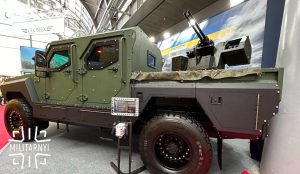 Roshel presented an anti-aircraft version of the Senator armored vehicle with a Ukrainian combat module