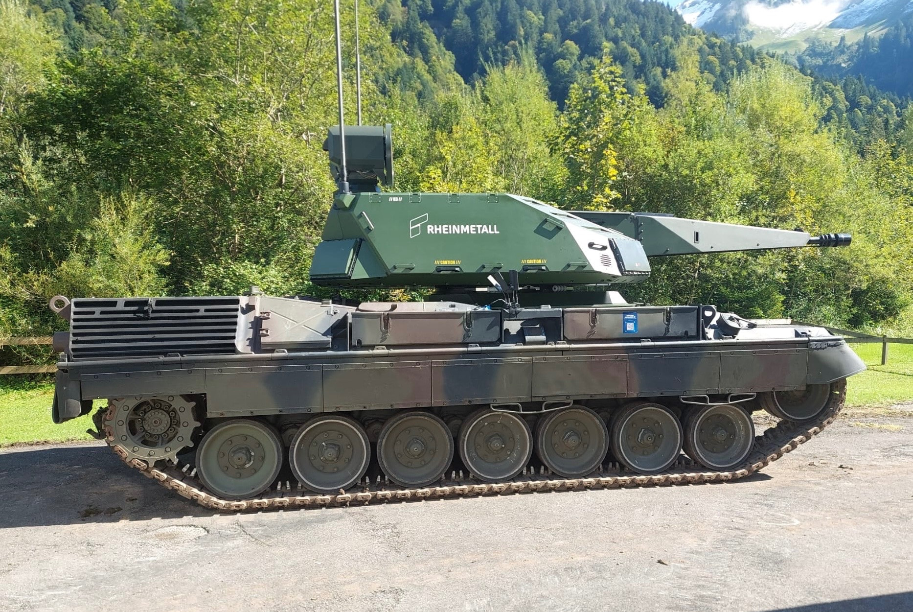 Skyranger 35 Air Defense System Now Mounted on Leopard 1 Chassis