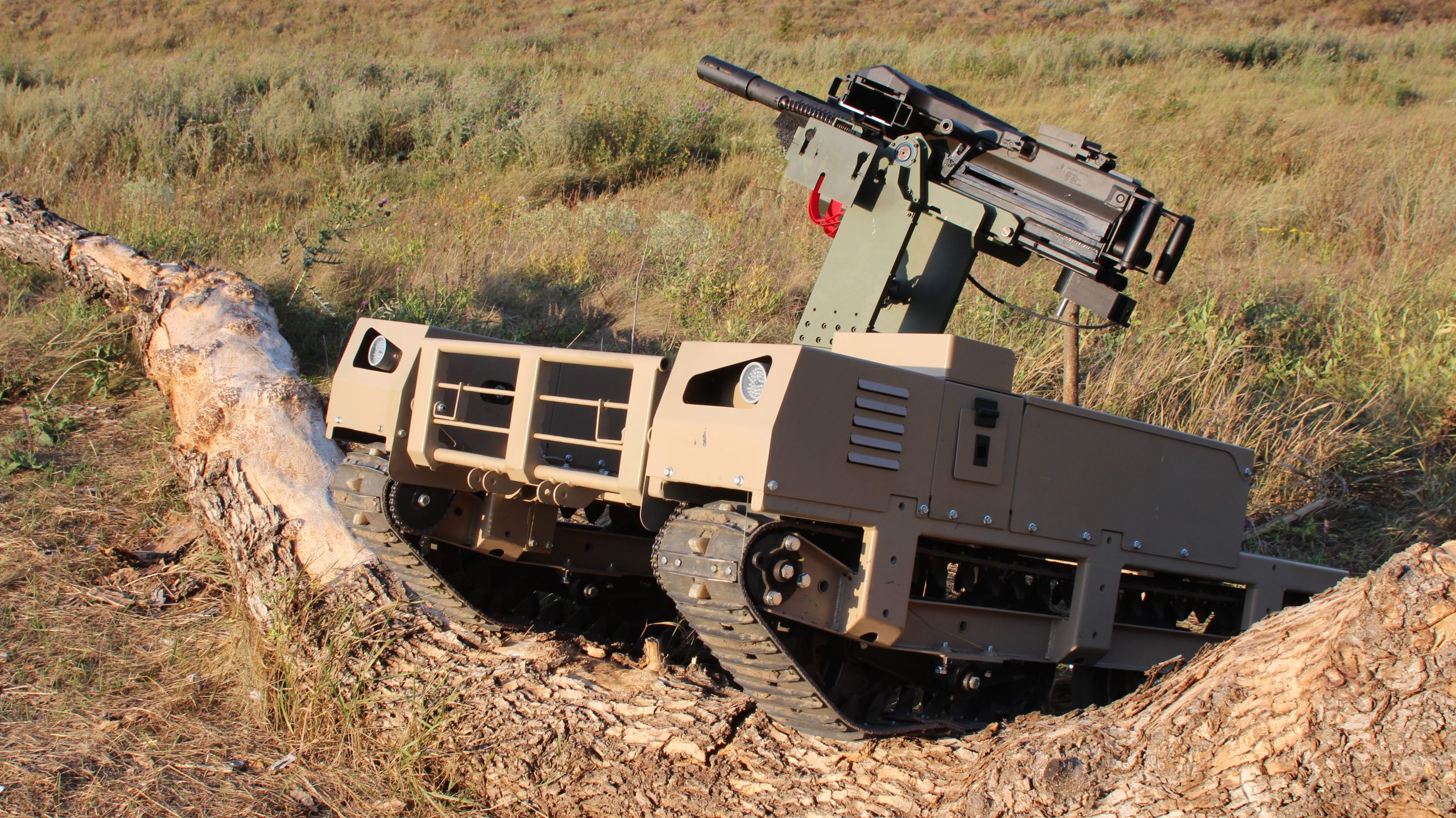 Burya RWS and TerMIT tracked platform combined into a single combat system