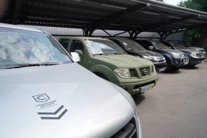 Steel Front initiative transferred ten pickup trucks to the SSU special forces