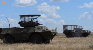 The 154th Mechanized Brigade was armed with M1117 armored security vehicles