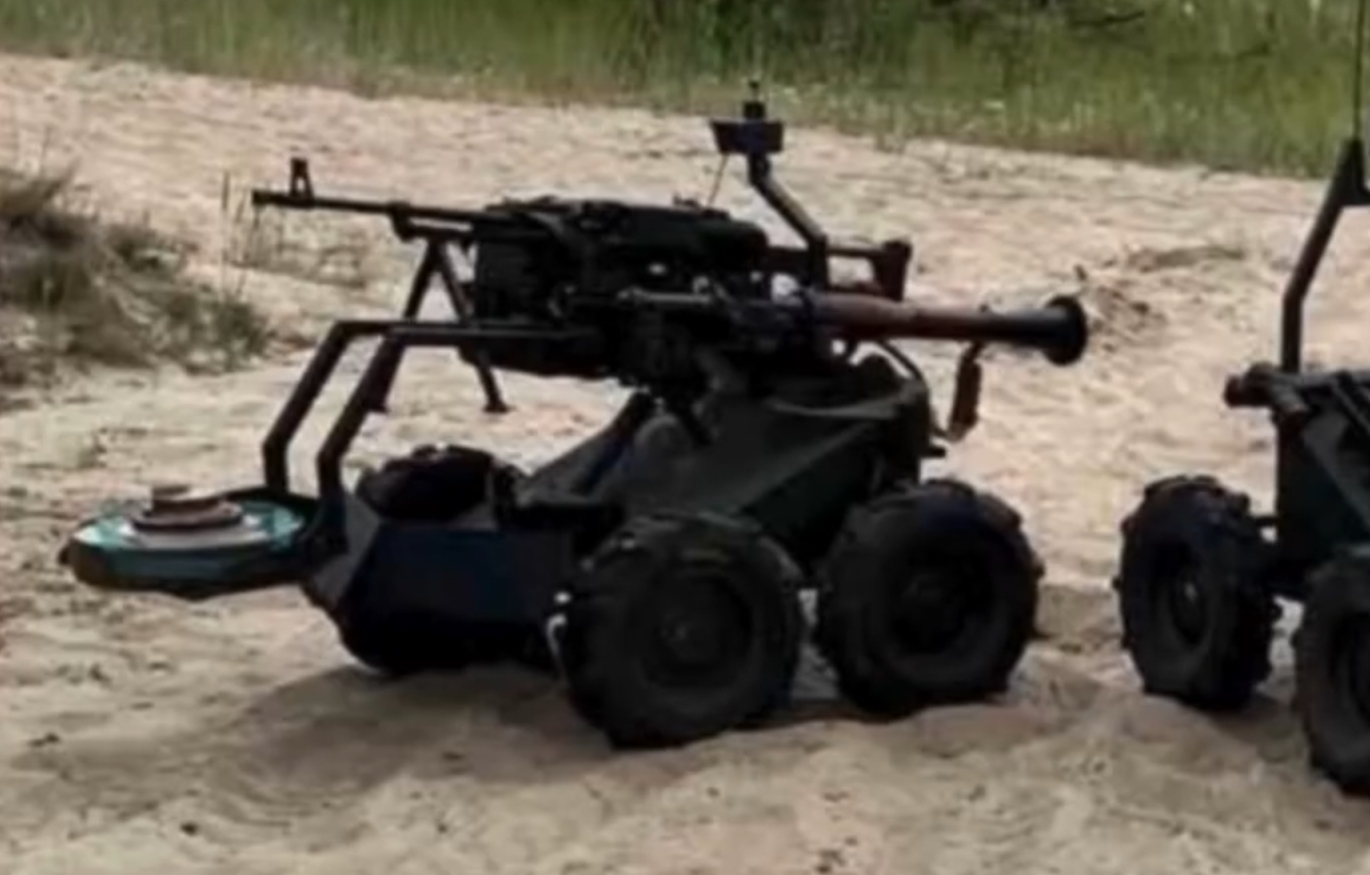 “Gnom” ground drone with RPGs assembled for the Armed Forces of Ukraine