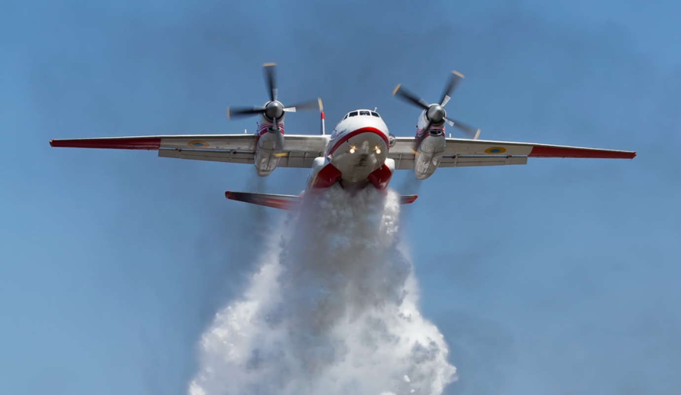 Ukraine Sends An-32P Firefighting Aircraft to Assist Portugal in Combating Forest Fires