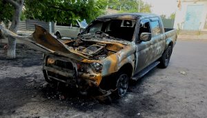 Поліція зафіксувала 266 випадків підпалів авто військових та волонтерів