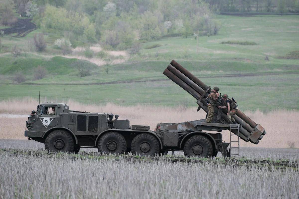 Ukrainian Armed Forces Destroy Russian Uragan MRL