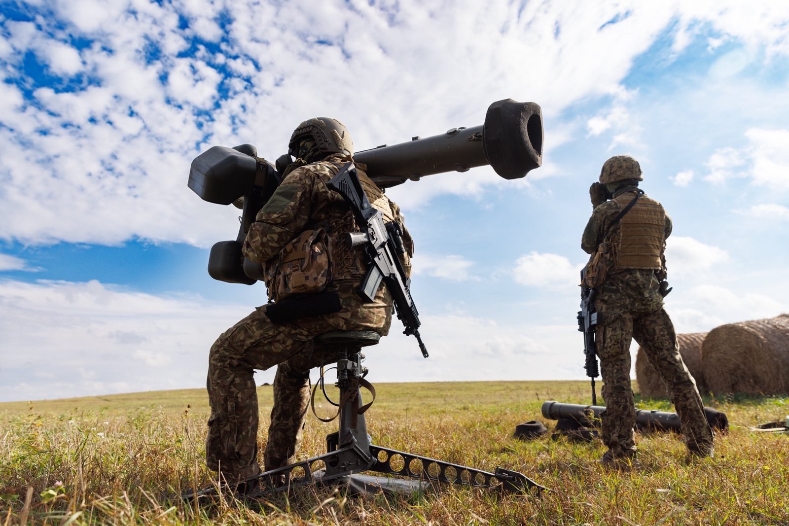 A mobile air defense group with RBS 70 air defense systems. September 2024. Photo credits: Ministry of Defense of Latvia