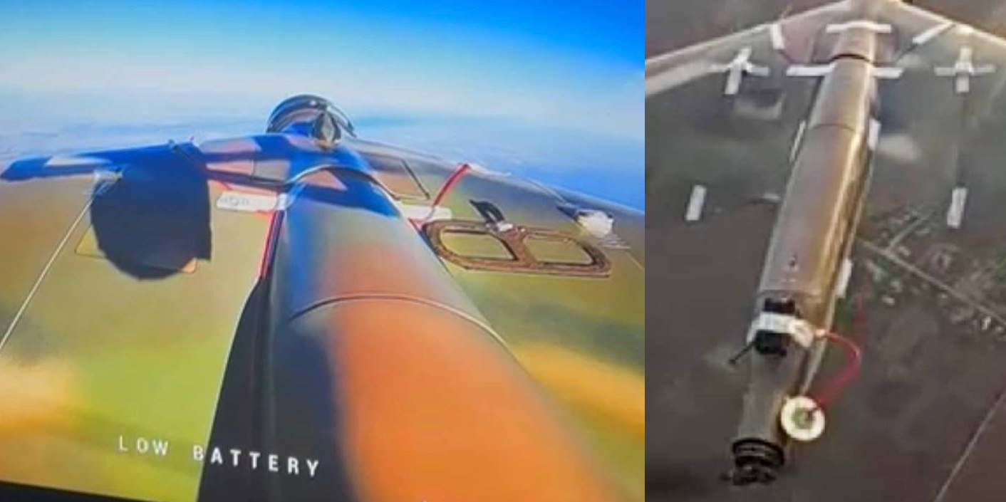 Russian ZALA 421-16E drone with the Zerkaltsevo electronic warfare device, October 2024. Photo credits: Serhiy Flash