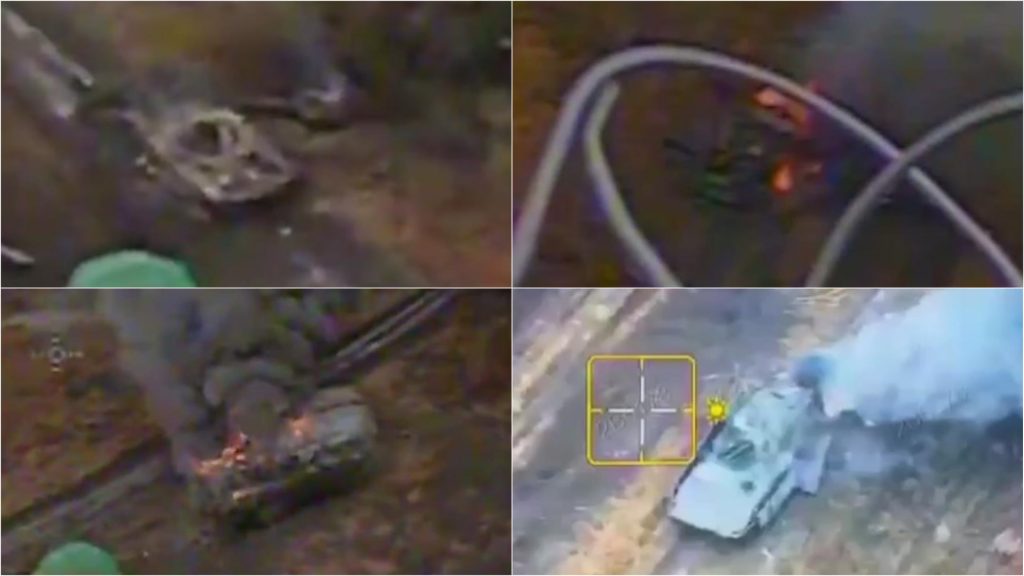 Ukrainian Drones Destroy 17 Russian Armored Vehicles in Kharkiv Region ...