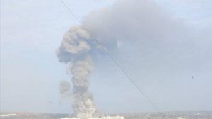 A powerful explosion occurred in occupied Luhansk