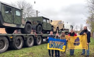 A batch of HMMWVs has been delivered to the Azov Brigade from the United States