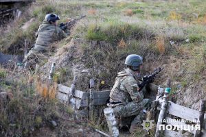 Новосформований батальйон поліції Донеччини вирушив на передову