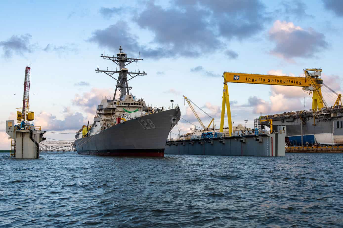 The US laid the keel of 83 Arleigh Burke-class destroyer