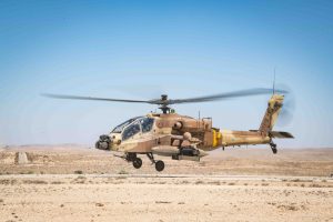 Israel deploys Apache helicopters to intercept drones