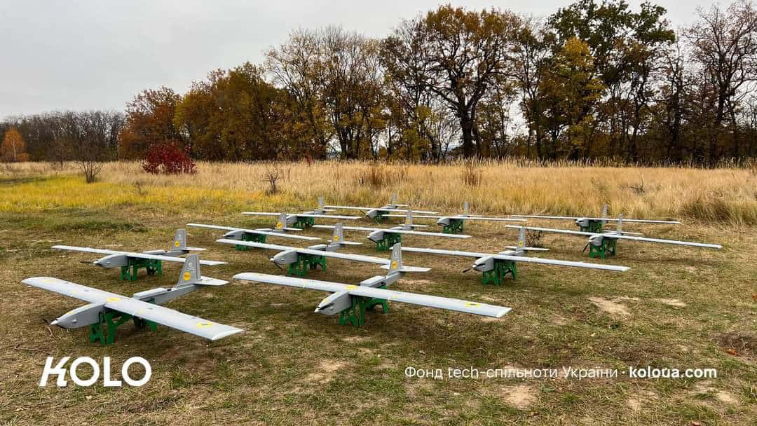 Ukrainian military received 12 Sych UAVs from KOLO Charity Foundation