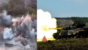 Ukrainian tanks defeat invaders’ positions in Novooleksiivka