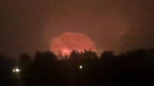 Russia reports powerful explosion near arsenal in the Bryansk region