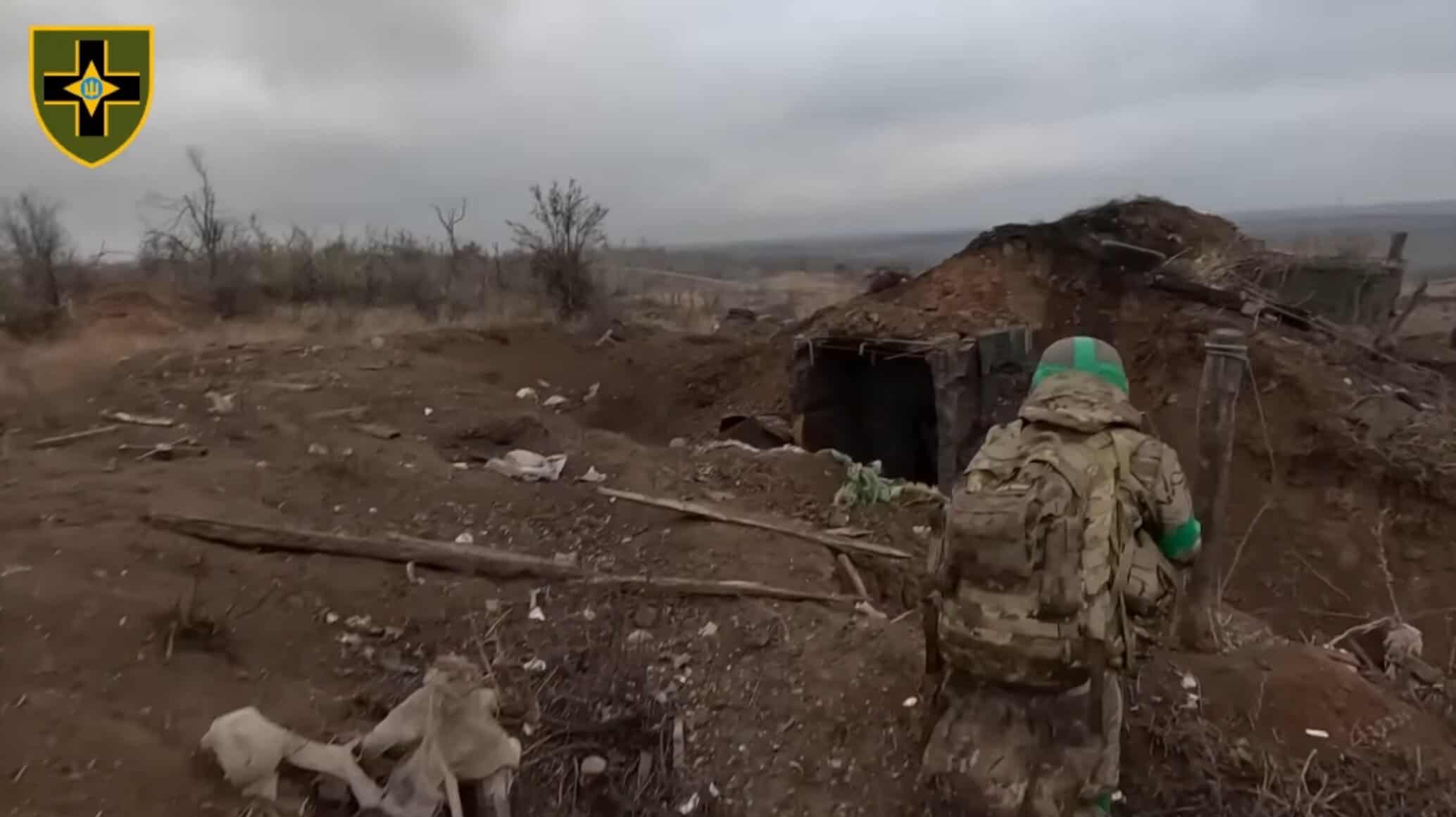 The Shkval Battalion of the 28th Mechanized Brigade knocks Russians out of their position near Toretsk