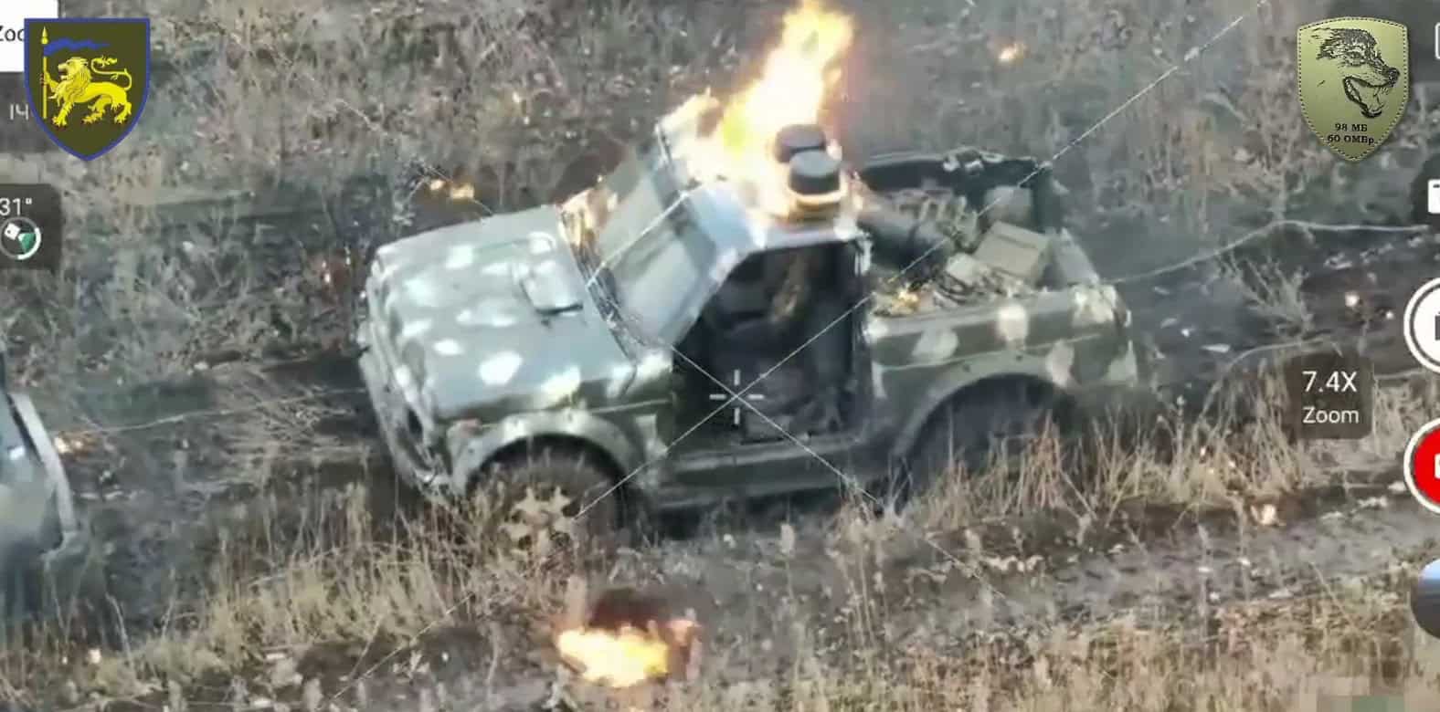 Russian Forces Use Modified Niva SUVs in Failed Assault