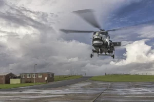 The UK tests helicopter to intercept drones