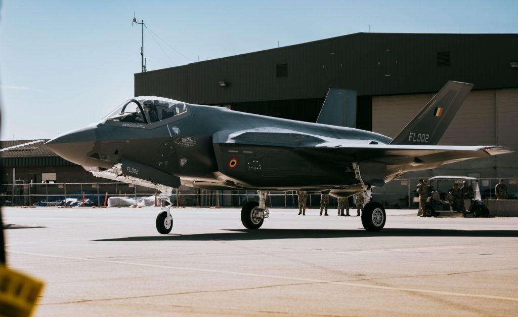 Перший бельгійський винищувач F-35 на американській авіабазі Luke. Грудень 2024. США. Фото: www.luke.af.mil