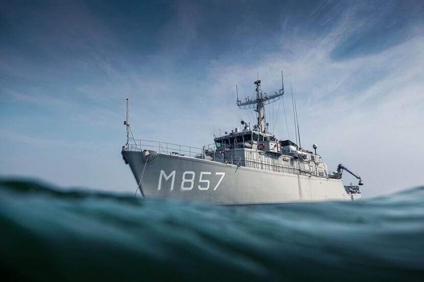 Ukrainian crew completes training on the Dutch Zr.Ms. Makkum minesweeper