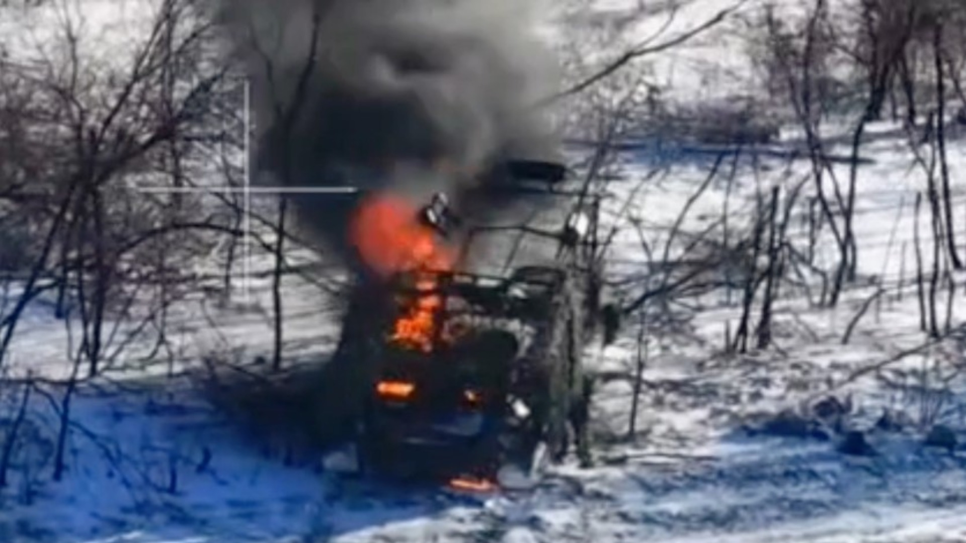 Russian armored vehicles destroyed near the village of Vyimka. December 2024. Ukraine. Source: 109th Separate Mountain Assault Battalion