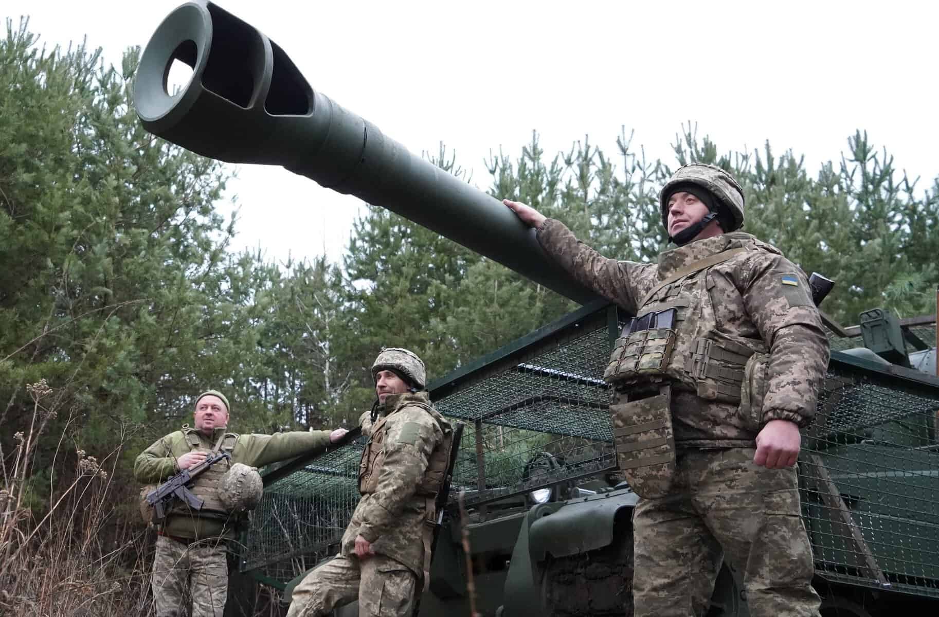 Hetman Vyhovskyi Brigade armed with AS-90 artillery systems