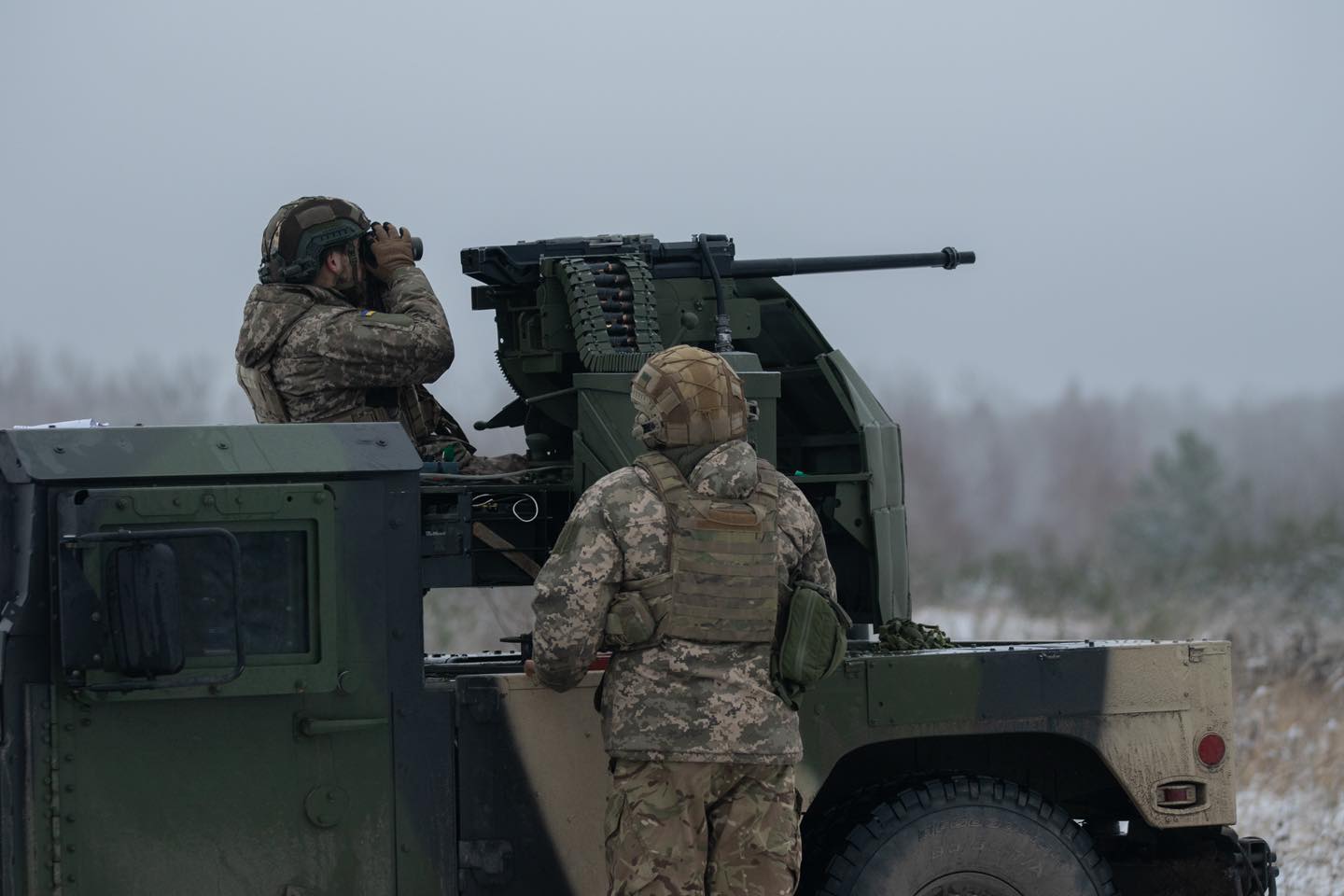 The Air Force Rifle Brigade Tests Gun Truck Armed with a GSh-23 Autocannon