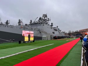 Indian frigate with Ukrainian engine is commissioned in Russia