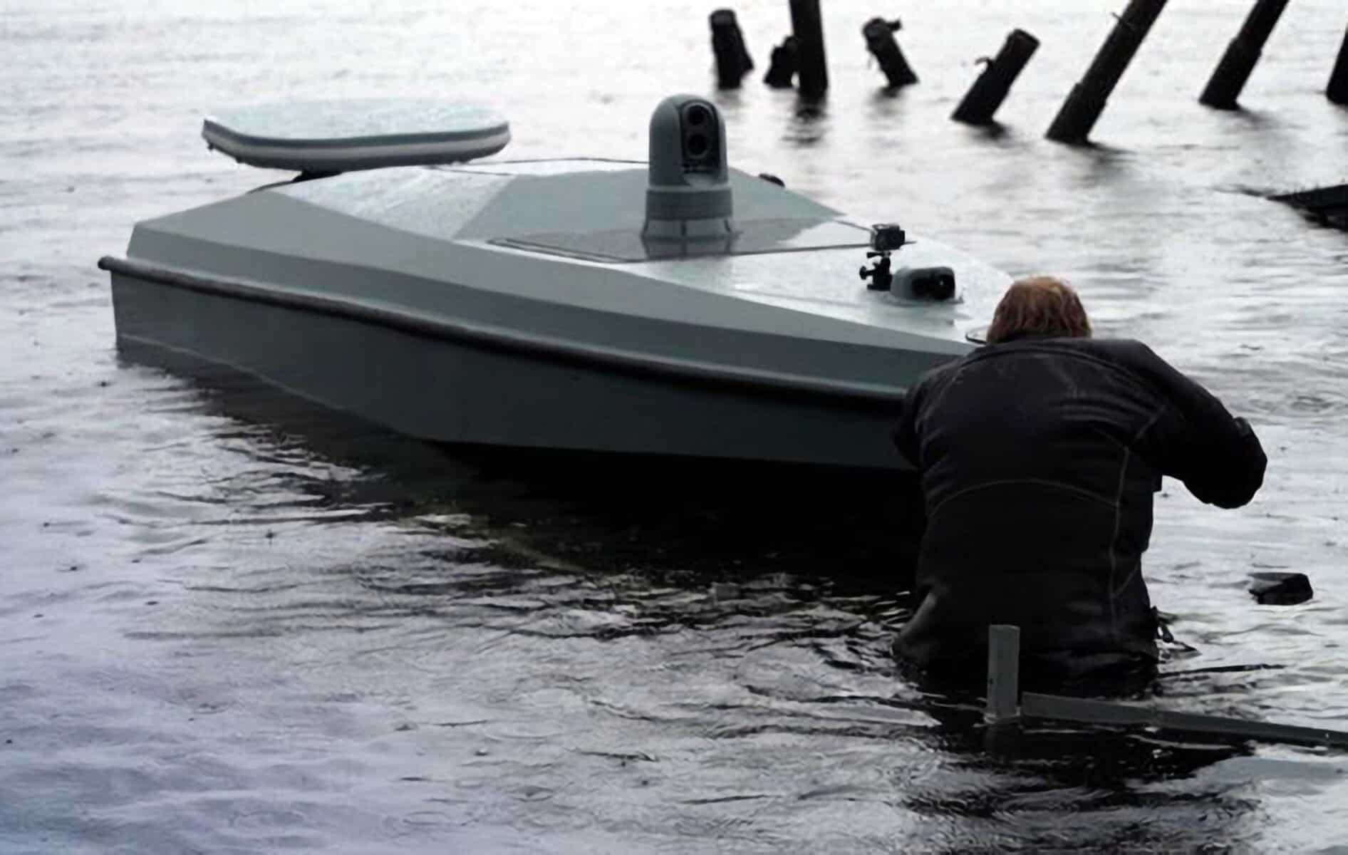 The Ukrainian Navy received naval drones equipped with strike FPV drones