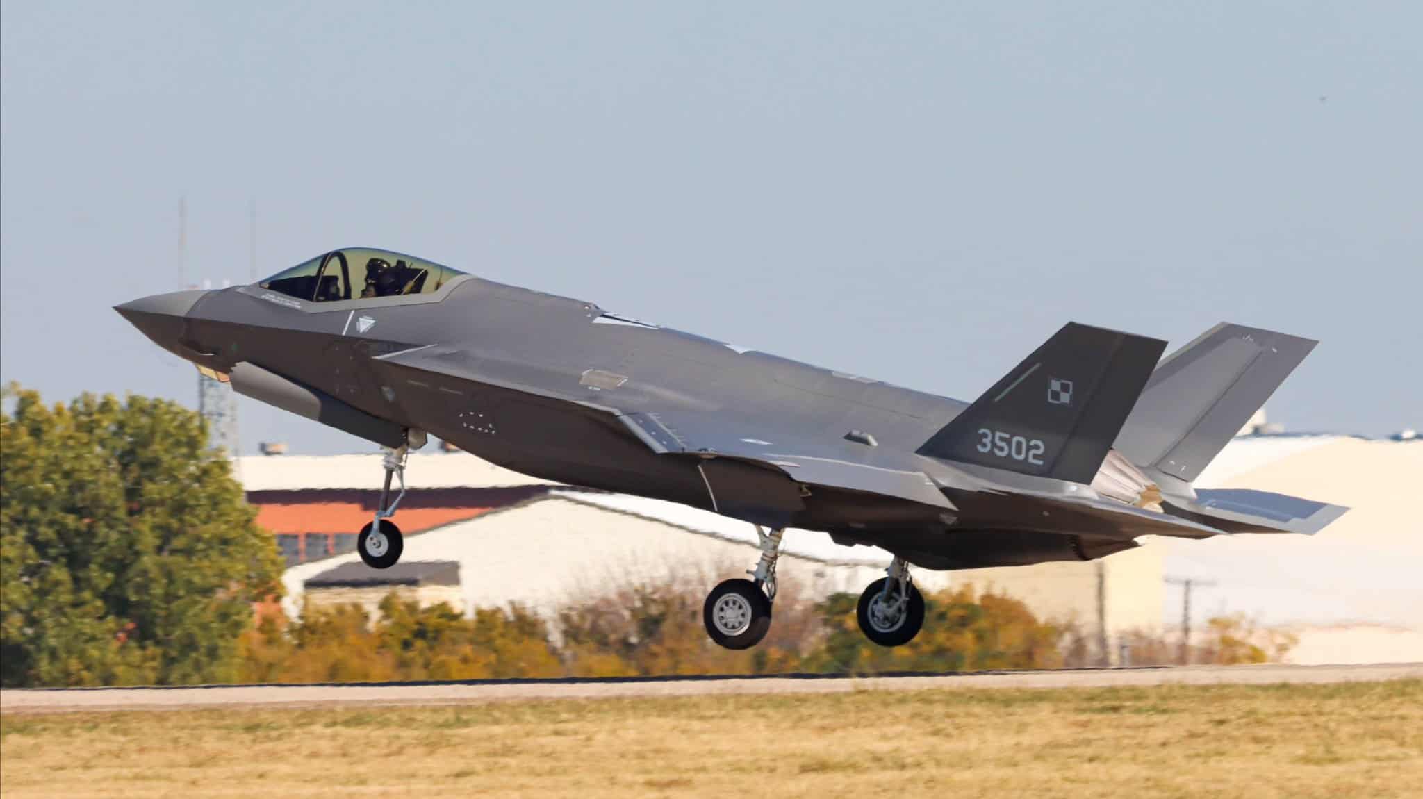 The first F-35A fighter jet for Poland makes its first flight