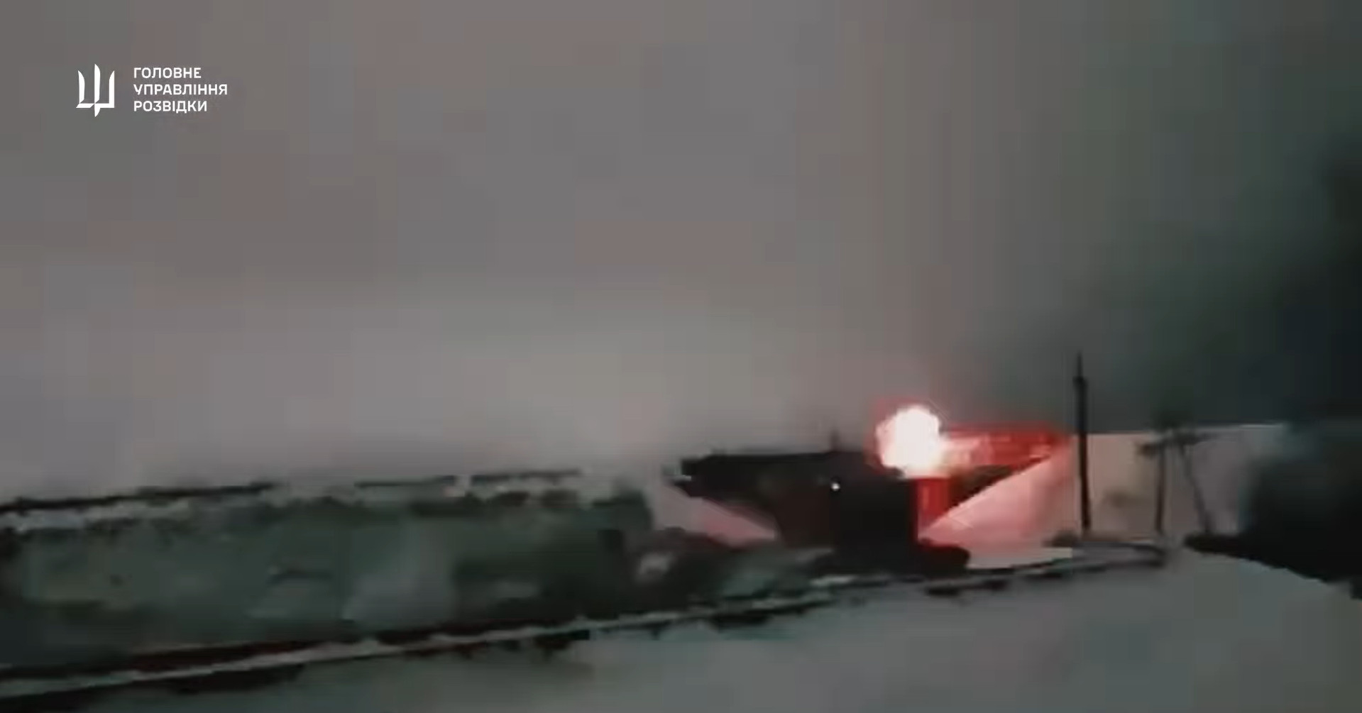 In Russia, five locomotives were burned and a track was blown up