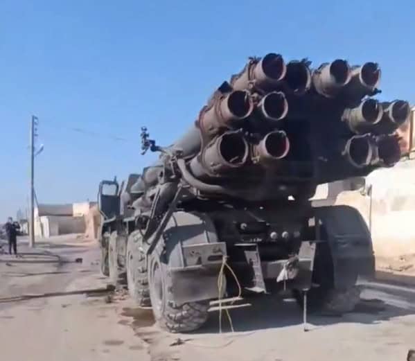 Syrian opposition forces seize two BM-30 Smerch from Assad’s regime