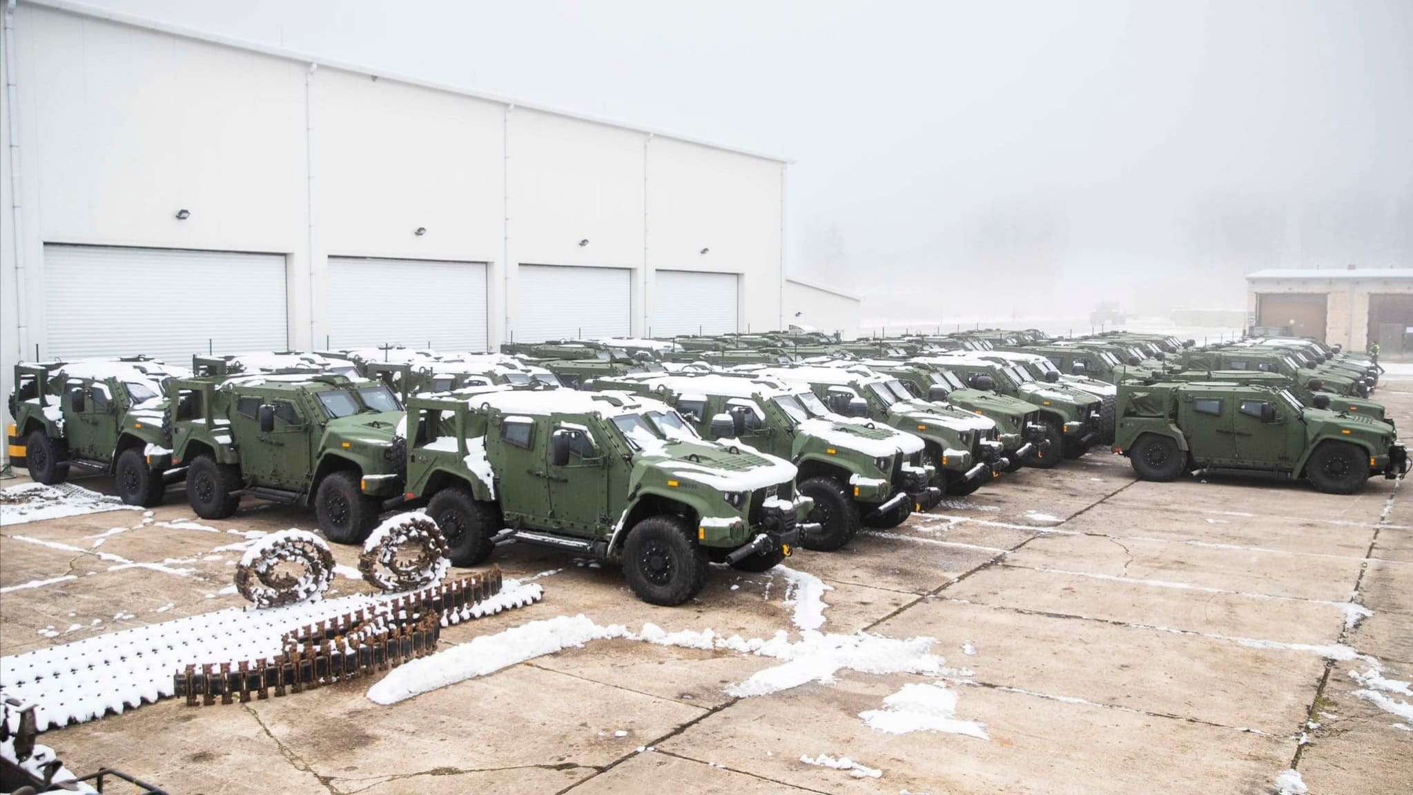 50 JLTV armored vehicles arrived in Lithuania